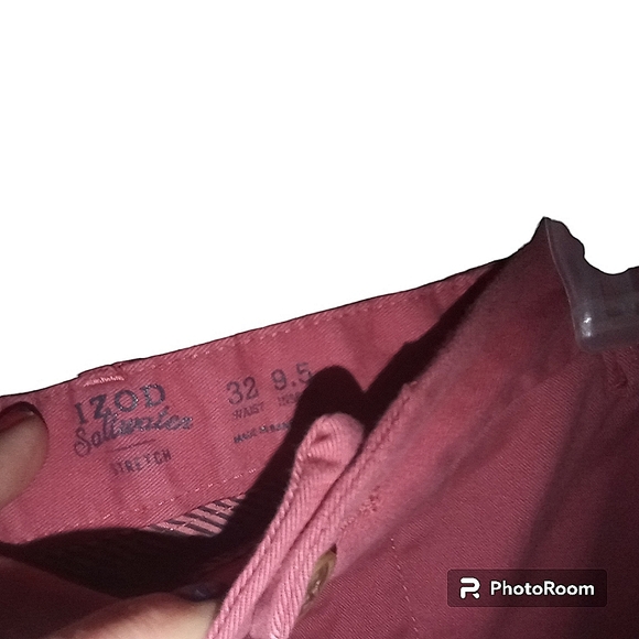 🤑Euc Men's IZOD Saltwater STRETCH Size 32 Waist 9.5" Inseam - Picture 3 of 3